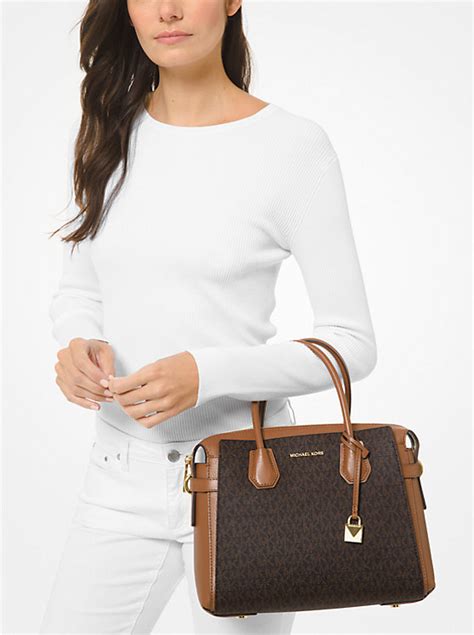 michael kors grayson satchel review|michael kors mercer belted satchel.